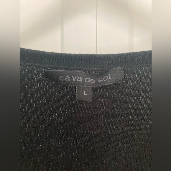 Ca va de soi v-neck sweater - Picture 4 of 5